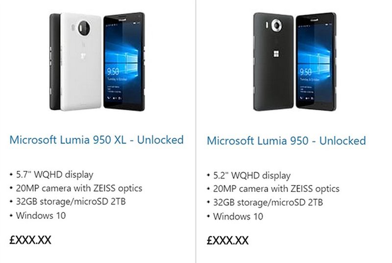 Modelos Lumia en Microsoft Store