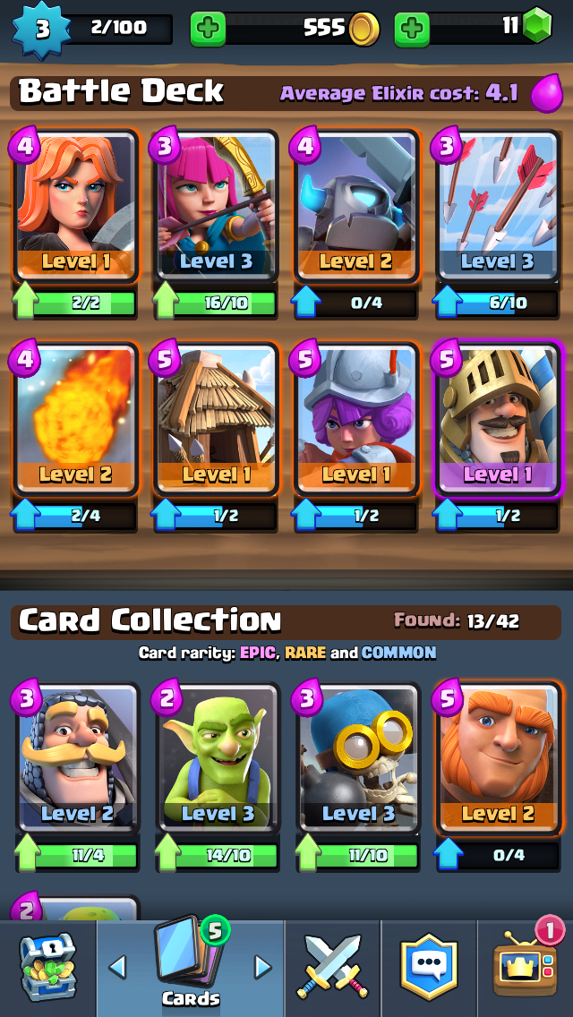 Best clash royale decks   push to arena 9 without legendary