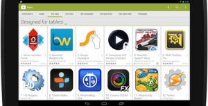 PlayStore Tablet