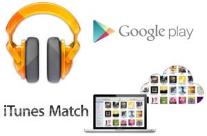 Google Play y  iTunes Match