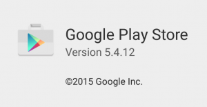 Play Store 5.4.12