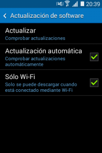 Actualizar Android