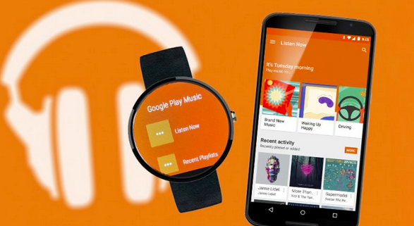 Android Wear Google Music