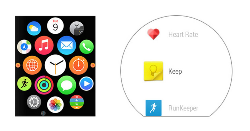 Android wear vs apple watch