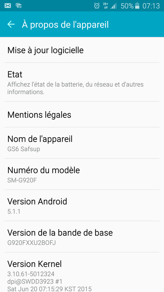 Galaxy S6 Android Lollipop 5.1.1