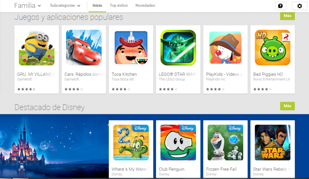Play Store Family