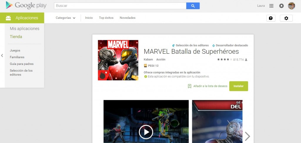 Play Store Web