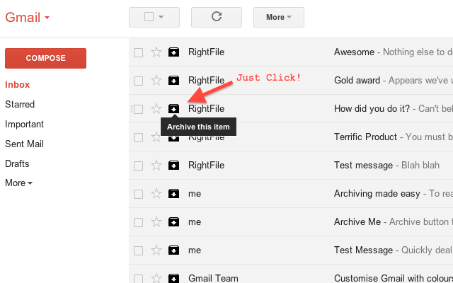 Actions for Gmail