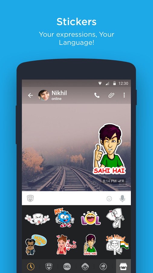 Hike Messenger y sus stickers