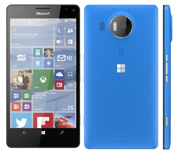 Lumia 950 en Azul