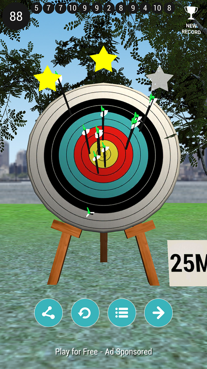 Core Archery Pantalla