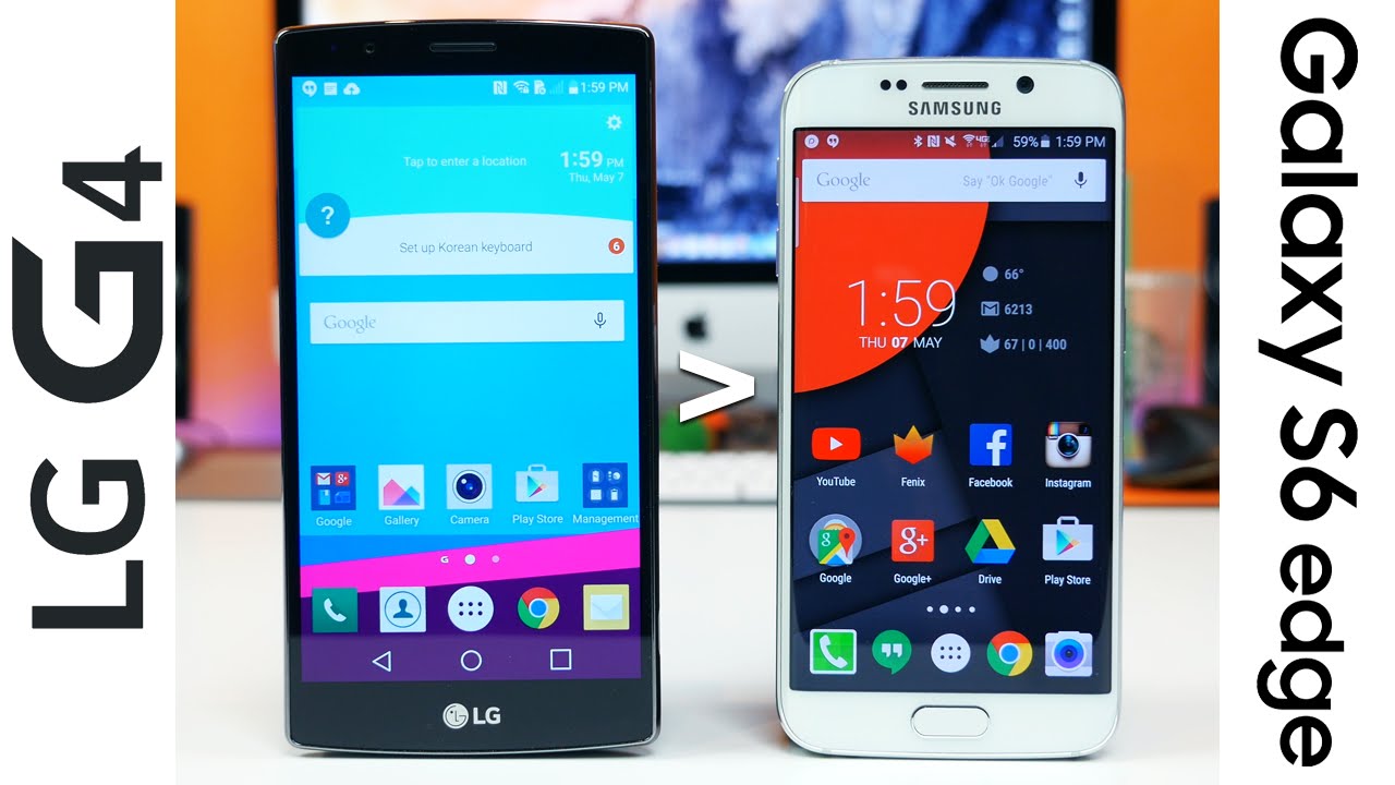 Samsung Galaxy S6 edge vs LG G4