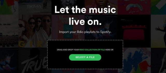 Spotify Herramienta de Importación