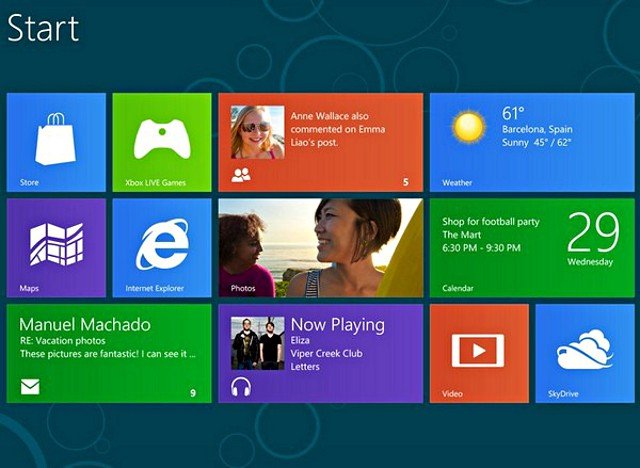 Windows 8 Sin actualizaciones