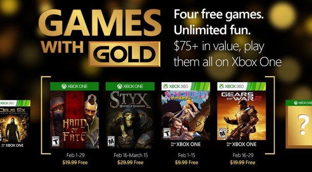 Xbox Live Gold Febrero