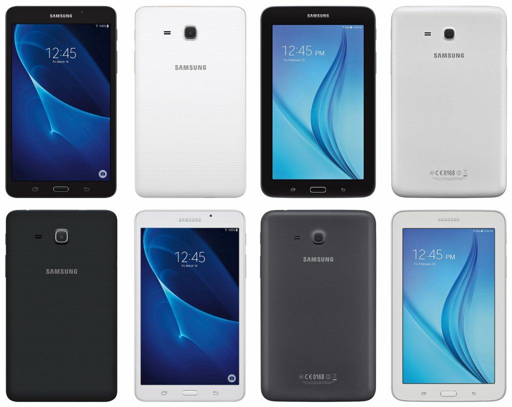 Samsung Galaxy Tab A y E