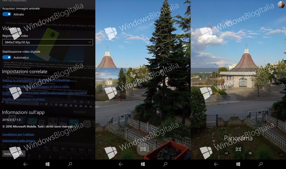 Windows10Mobile fotos panoramicas