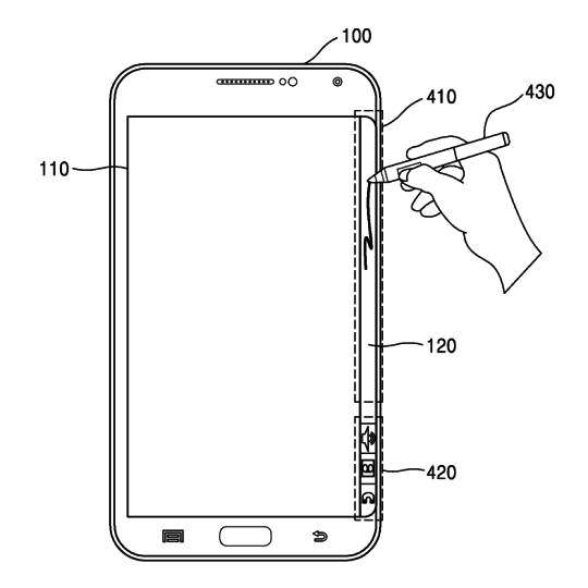 Samsung Galaxy Edge Patente