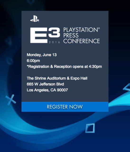 Sony E3 Conferencia
