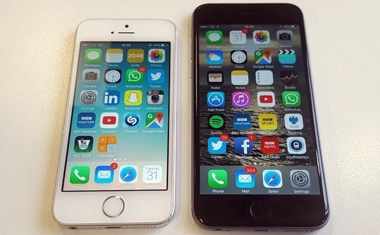 iPhone SE vs iPhone S6