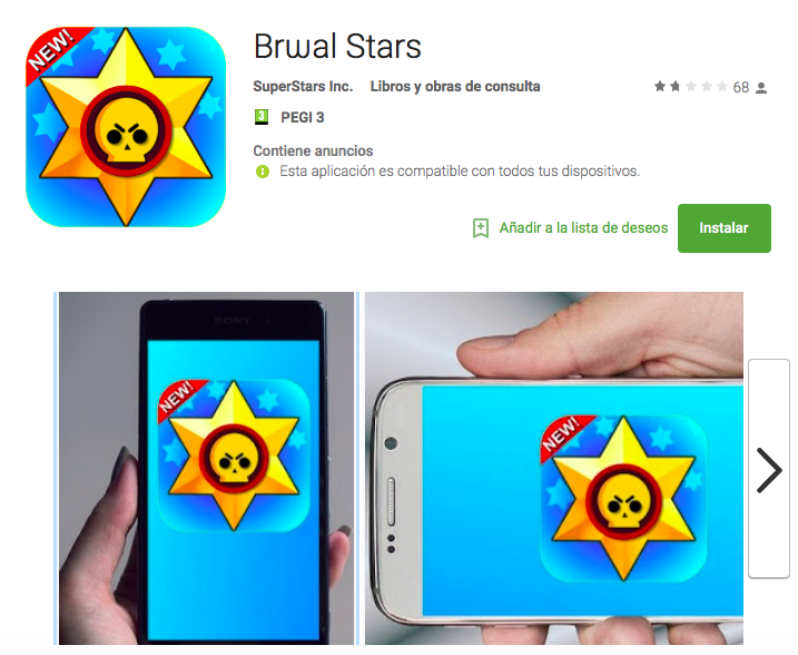 Falso Brawl Stars Llega A La Google Play Store Cuidado - como agregar a gente en brawl stars