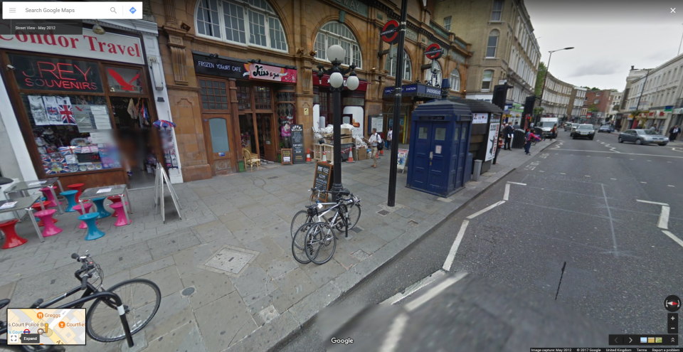 Google Maps TARDIS